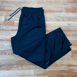 Vtg 90s Starter Windbreaker Pants 2XL Baggy Retro Swishy Track Pants Black